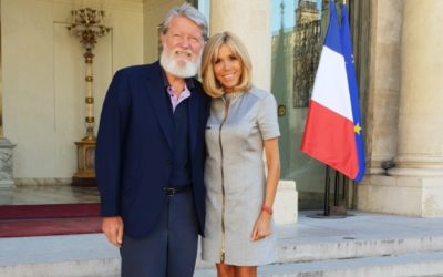 Luglio 2019 – Padre Pedro riceve ancora una volta la First Lady of France